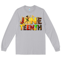 Moon Dust juneteen black girl Long Sleeve Tee - CowGirlArtShop