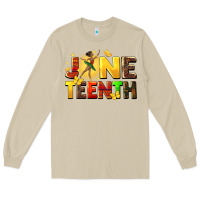 Mushroom juneteen black girl Long Sleeve Tee - CowGirlArtShop