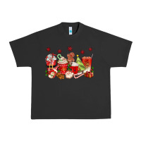 Pigment Black Christmas coffee cups Urban Heavy Tee - texasbilliewilder