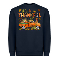 Navy it's thankful y'all with truck bbs Heavyweight Sweatshirt - BundleAndBundleShop