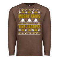 Chestnut Merry Christmas Yinz Jagoffs Pittsburgh Pennsylvania Xmas Gifts 1 Premium Sweatshirt - lanVoArt