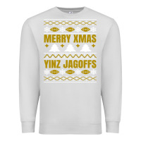 Dove Grey Merry Christmas Yinz Jagoffs Pittsburgh Pennsylvania Xmas Gifts 1 Premium Sweatshirt - lanVoArt