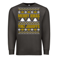 Smoke Merry Christmas Yinz Jagoffs Pittsburgh Pennsylvania Xmas Gifts 1 Premium Sweatshirt - lanVoArt