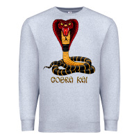 Heather Grey cobra cai Premium Sweatshirt - lanVoArt