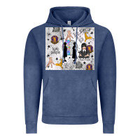 Vintage Denim gothic girl and colorful girl Vintage Hoodie - TumblerDesignByShophia