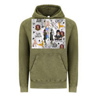 Vintage Olive gothic girl and colorful girl Vintage Hoodie - TumblerDesignByShophia