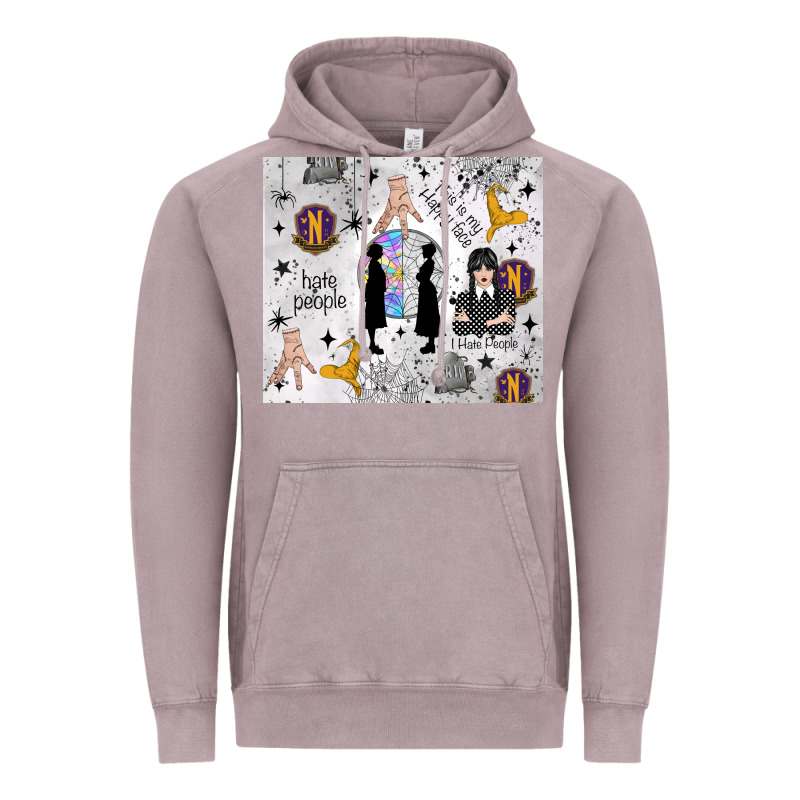 Gothic Girl And Colorful Girl Vintage Hoodie by TumblerDesignByShophia | Teevron