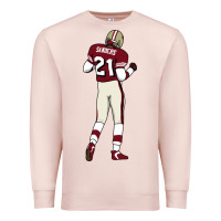 Pale Pink deion sanders 32 Premium Sweatshirt - lanVoArt