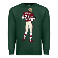 Sports Green deion sanders 32 Premium Sweatshirt - lanVoArt