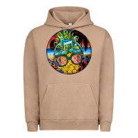 Pigment Burro pineapple relaxing Urban Hoodie - BarkalooDesign
