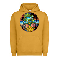 Pigment Peanut Butter pineapple relaxing Urban Hoodie - BarkalooDesign