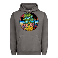 Pigment Tornado pineapple relaxing Urban Hoodie - BarkalooDesign
