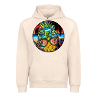 Sandshell pineapple relaxing Urban Hoodie - BarkalooDesign