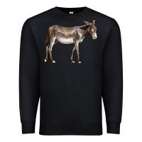 Black american mammoth jackstock donkey Premium Sweatshirt - LillyAllenDesigns