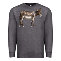 Charcoal Heather american mammoth jackstock donkey Premium Sweatshirt - LillyAllenDesigns