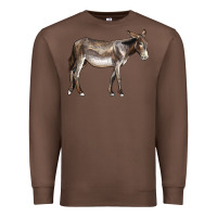 Chestnut american mammoth jackstock donkey Premium Sweatshirt - LillyAllenDesigns