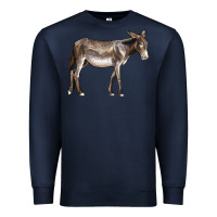 Navy american mammoth jackstock donkey Premium Sweatshirt - LillyAllenDesigns