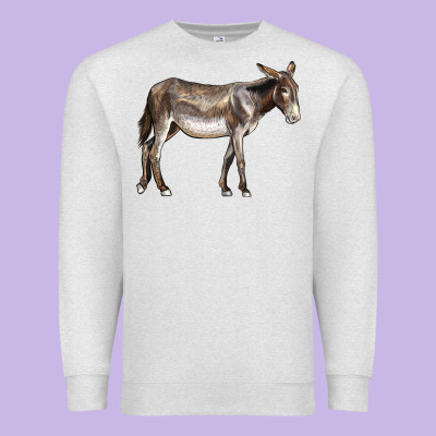 American Mammoth Jackstock Donkey Premium Sweatshirt Designed By Lillyallendesigns