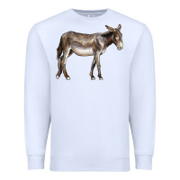 White american mammoth jackstock donkey Premium Sweatshirt - LillyAllenDesigns