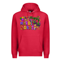 Cardinal happy mardi gras Premium Hoodie - FaDigitalArtStudio