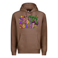 Chestnut happy mardi gras Premium Hoodie - FaDigitalArtStudio