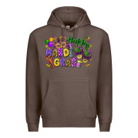 Coffee happy mardi gras Premium Hoodie - FaDigitalArtStudio