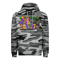 Slate Camo happy mardi gras Premium Hoodie - FaDigitalArtStudio