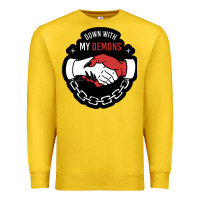 Lemon awesome down with my demons  for gift adult and kids men women  2021 Premium Sweatshirt - lanVoArt