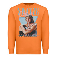 Carrot patrick swayze 90s styled retro graphic design gift Premium Sweatshirt - lanVoArt