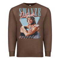 Chestnut patrick swayze 90s styled retro graphic design gift Premium Sweatshirt - lanVoArt
