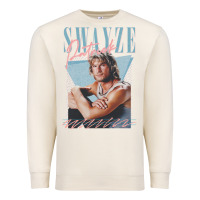 Sandshell patrick swayze 90s styled retro graphic design gift Premium Sweatshirt - lanVoArt