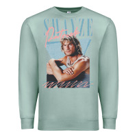 Seafoam patrick swayze 90s styled retro graphic design gift Premium Sweatshirt - lanVoArt