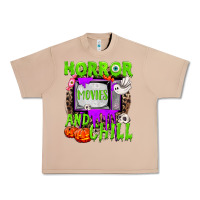 Burro Horror movies and chill Urban Heavy Tee - NancyCooperArtShop