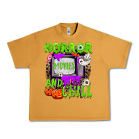 Peanut Butter Horror movies and chill Urban Heavy Tee - NancyCooperArtShop