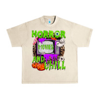 Sandshell Horror movies and chill Urban Heavy Tee - NancyCooperArtShop