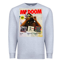 Heather Grey dooms~mf album discography Premium Sweatshirt - lanVoArt