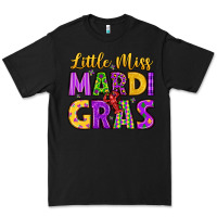 Black little miss mardi gras Premium Tee - LillyAllenDesigns