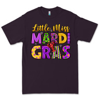 Plum little miss mardi gras Premium Tee - LillyAllenDesigns