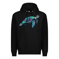 Black turtle Premium Hoodie - RanaPortraitStore