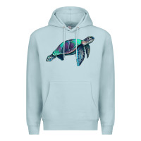 Blue Mist turtle Premium Hoodie - RanaPortraitStore
