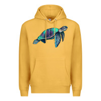 Mustard turtle Premium Hoodie - RanaPortraitStore