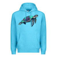 Ocean Blue turtle Premium Hoodie - RanaPortraitStore