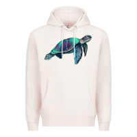 Pale Pink turtle Premium Hoodie - RanaPortraitStore