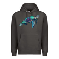Smoke turtle Premium Hoodie - RanaPortraitStore
