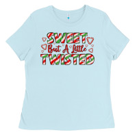 Baby Blue sweet but a little twisted Ladies Tee - LillyAllenDesigns