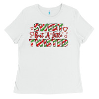 White sweet but a little twisted Ladies Tee - LillyAllenDesigns