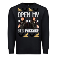 What We Do In The Shadows Christmas Sweater Design—open My Big Packa Premium Sweatshirt | Teevron