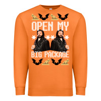 Carrot what we do in the shadows christmas sweater design—open my big packa Premium Sweatshirt - lanVoArt