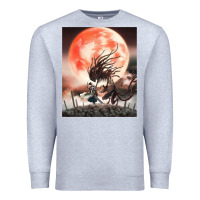 Heather Grey bloodborne 99 Premium Sweatshirt - lanVoArt