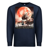 Navy bloodborne 99 Premium Sweatshirt - lanVoArt